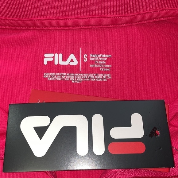 New Fila Sport Women's Quarter Zip Front Golf Polo Size Small - Picture 5 of 11